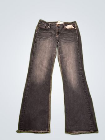 Gray Curvy Bootcut Jeans