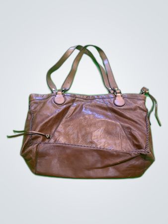 HOBO Brown Leather Tote Bag