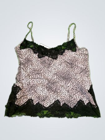 Leopard Print Lace Camisole Top