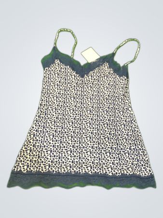 Lace Trim Leopard Print Camisole
