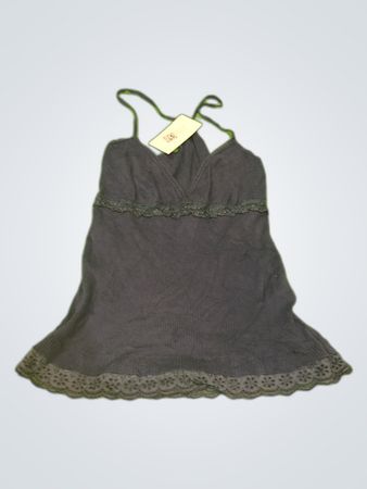 Black Lace Trim Camisole