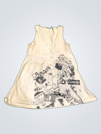 White Sleeveless Dress