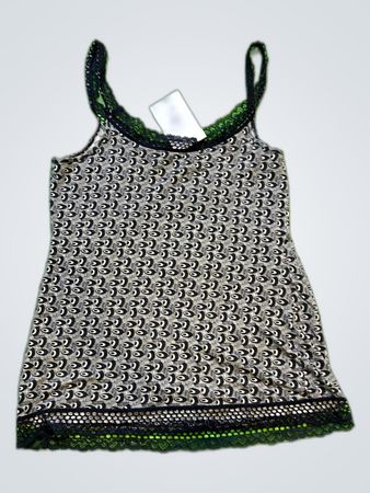 Lace Trim Printed Camisole