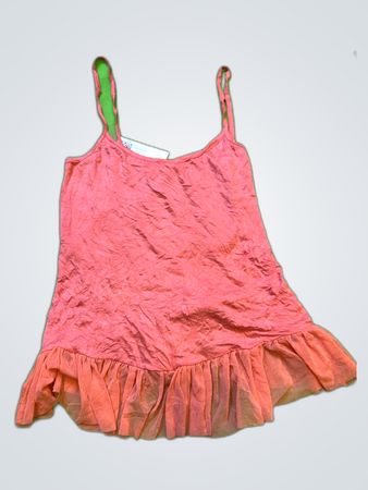 Pink Ruffled Camisole Top