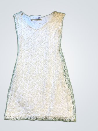 H&M White Lace Slip Mini Dress