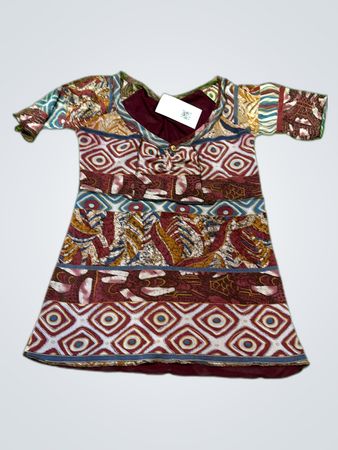 Demdem Collection Printed Mini Dress