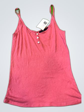 Kiabi Pink Ribbed Camisole