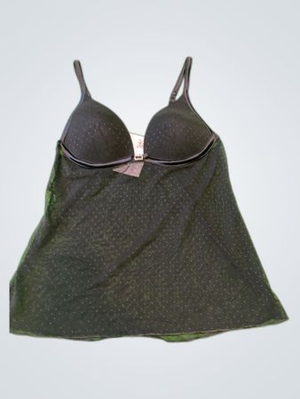 Black Camisole with Built-in Bra