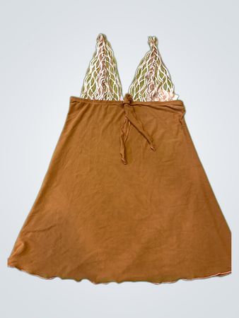 Unbranded Lace Trim Slip Dress
