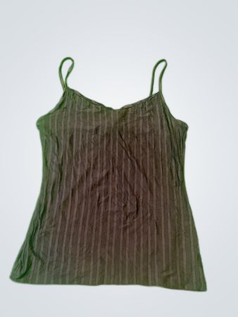 Brown Striped Tank Top