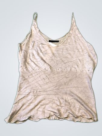 SISLEY Women's Beige Tank Top