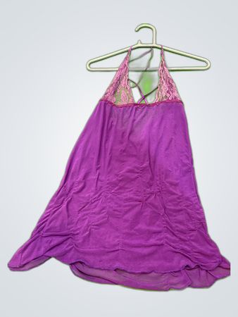 Purple Lace Slip Dress