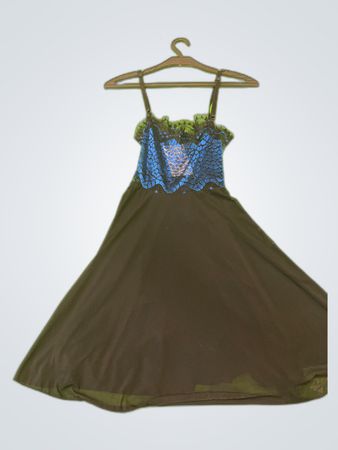 Black and Blue Dress