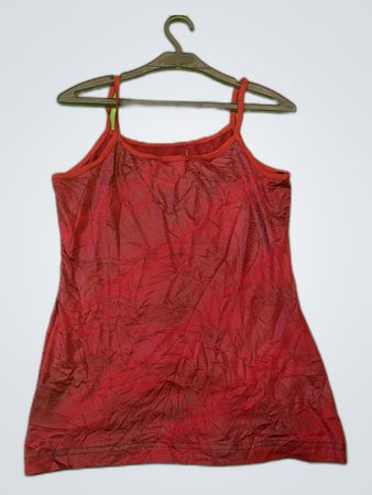 Red Printed Camisole Top
