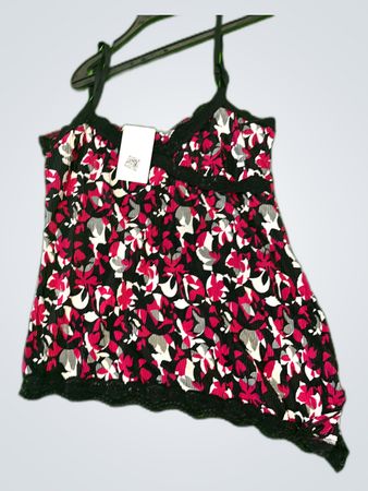Floral Pattern Tank Top
