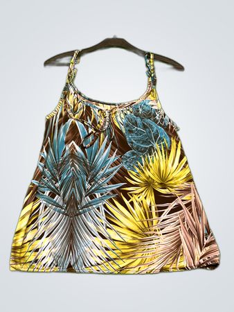 Printed Spaghetti Strap Tank Top
