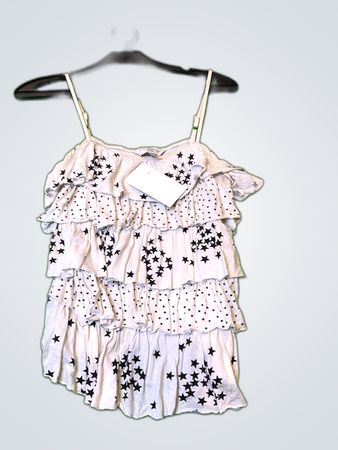 Printed Ruffle Camisole Top