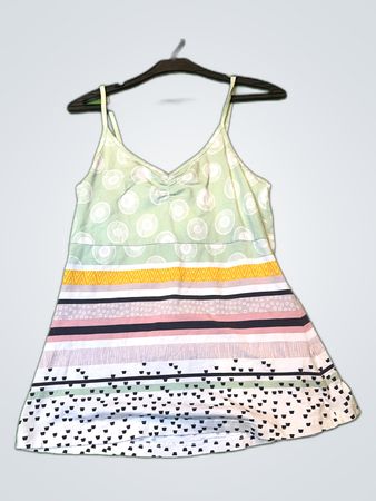 Quiró Pastel Polka Dot and Striped Camisole Top