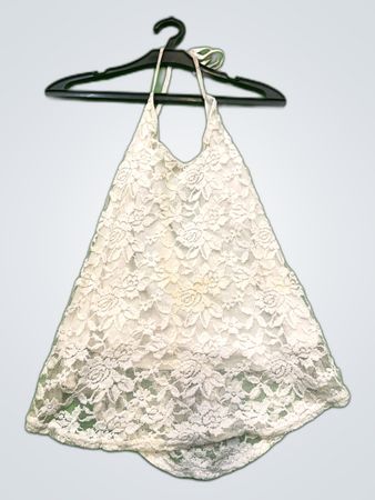 F&F White Lace Halter Camisole