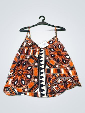 Printed Sleeveless Tank Top