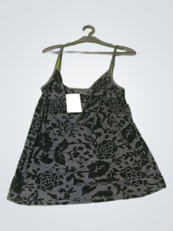 Unbranded Black Floral Printed Camisole Top