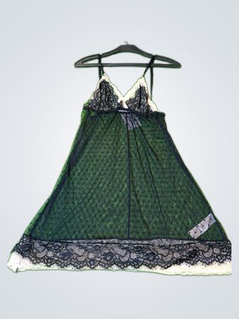 Green Lace Chemise