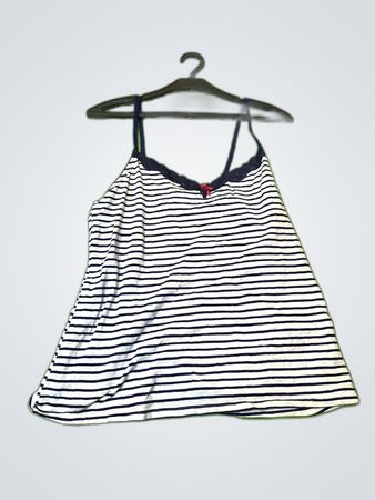 Striped Lace Trim Camisole Top