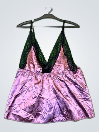 Lace Trim Satin Camisole