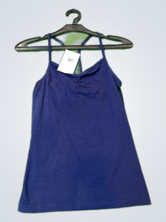 H&M Navy Lace Trim Camisole