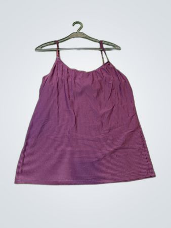 H&M Purple Ribbed Tank Top