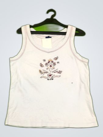 CECIL Women's White Tank Top