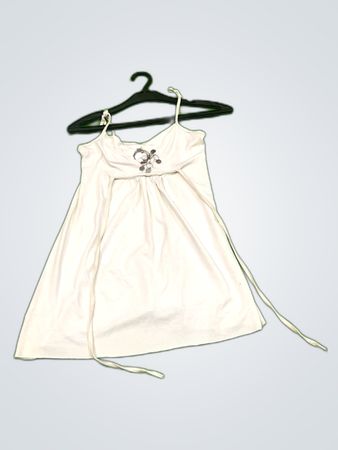 Zara White Spaghetti Strap Mini Dress
