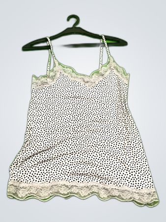 Tezenis Lace Trim Polka Dot Camisole