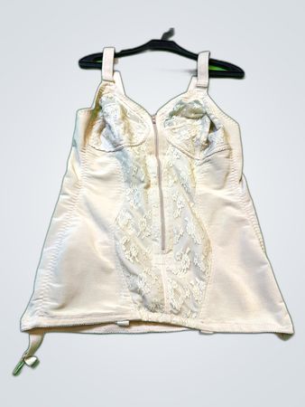 Beige Lace Bustier