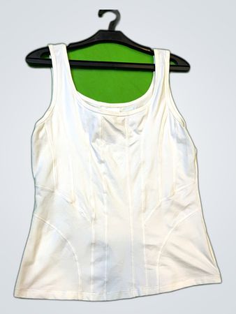 Unbranded White Bustier Top