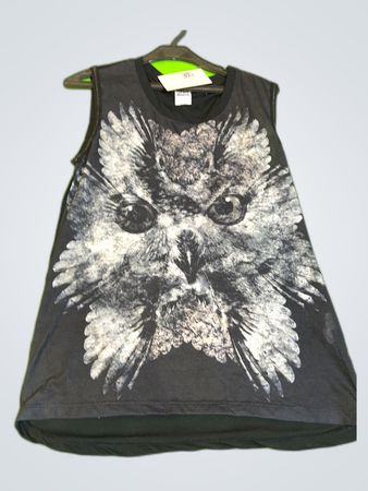 VERO MODA Sleeveless Top with Owl Design