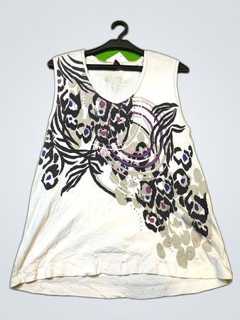 Printed Sleeveless Tank Top