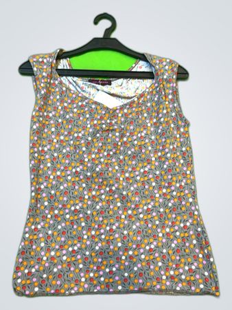 Helmann Floral Sleeveless Tank Top