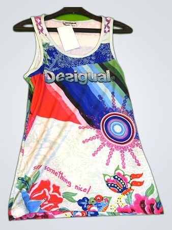 Desigual Graphic Tank Top