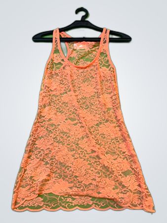 AMISU Orange Lace Camisole