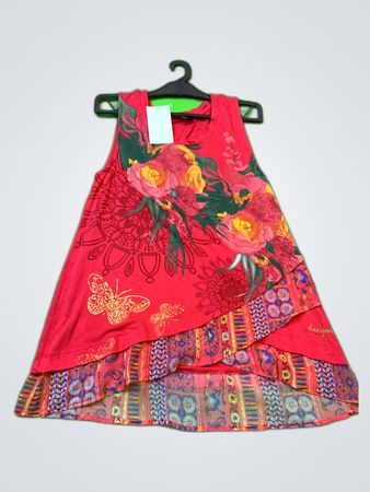 Desigual Floral Print Sleeveless Mini Dress