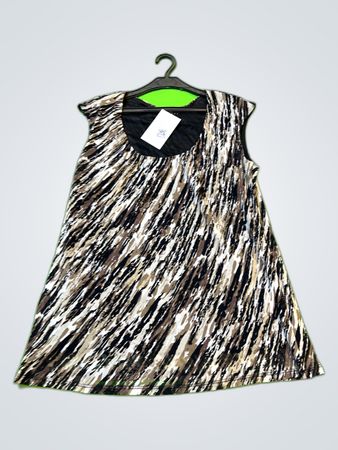 Axcess Sleeveless Abstract Striped Mini Dress