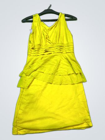 Yellow Ruffled Dress