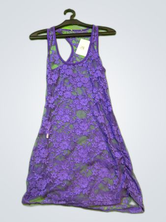 Purple Lace Dress