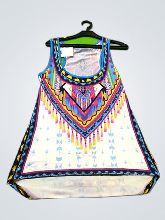 Colorful Tribal Print Tank Top