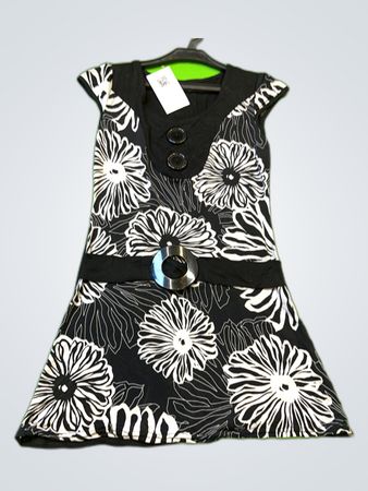 Unbranded Black Floral Mini Dress