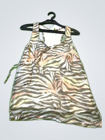 Vero Moda Zebra Print Sleeveless Tank Top