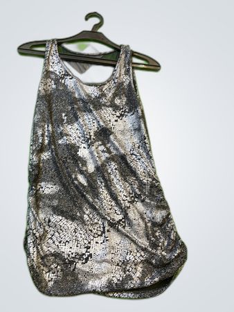 Women’s sleeveless animal print top