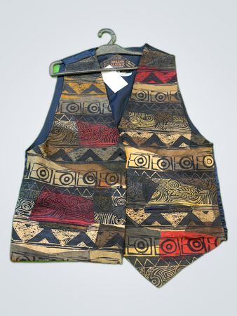 François M. Glairre Patterned Waistcoat
