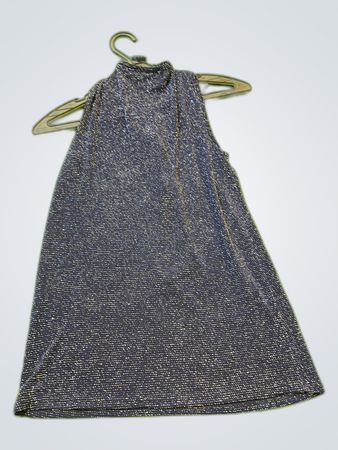 GUESS Shimmering Navy Mini Dress